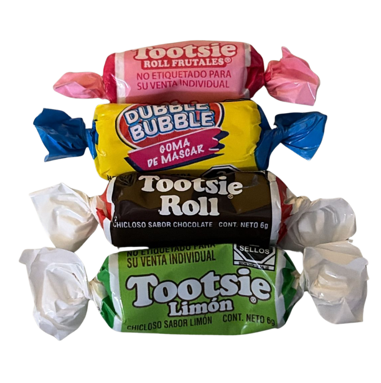 Mini Tootsie Roll Diversos Sabores 9 gr