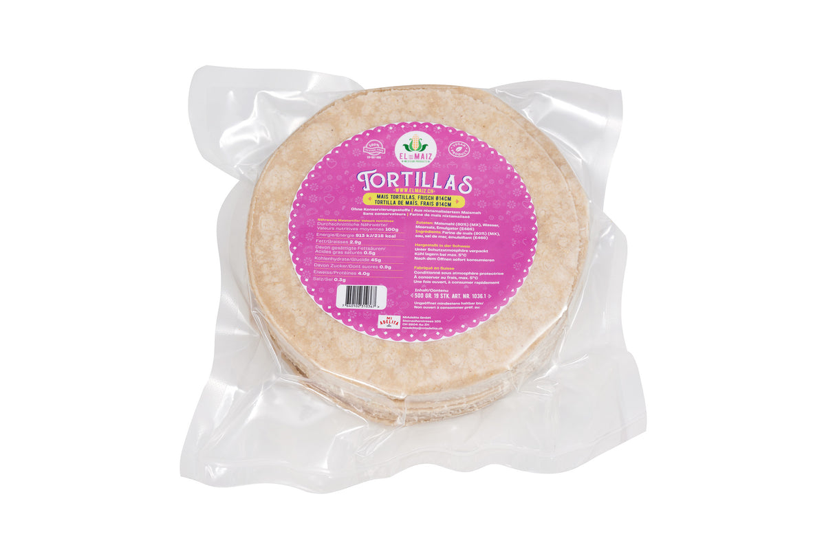 Tortillas de Maíz Blanco 500 gr - MI ADELITA