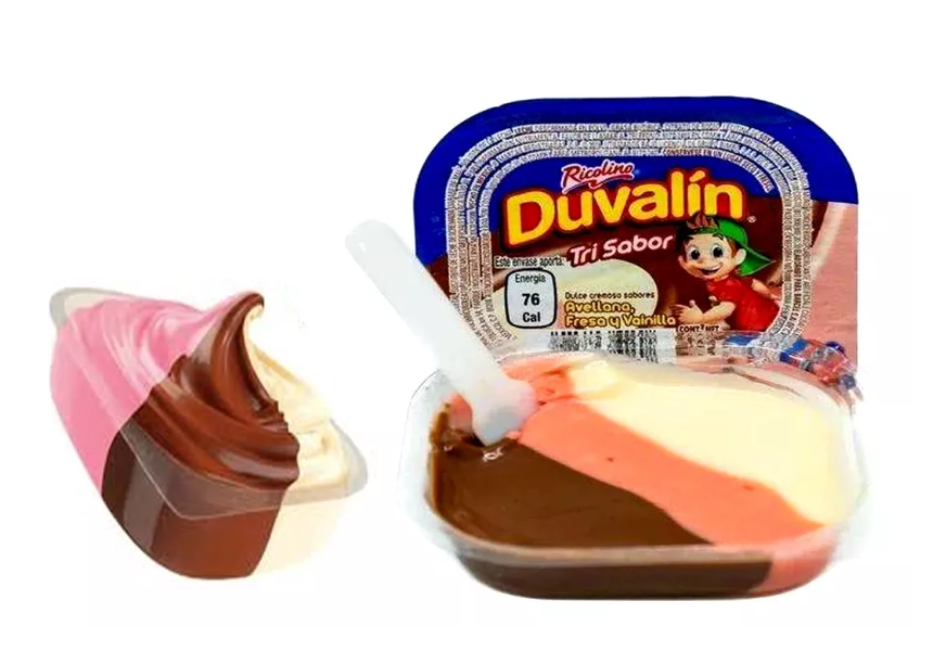 Duvalin Trisabor ( Avellana Fresa Vailnilla) 15g