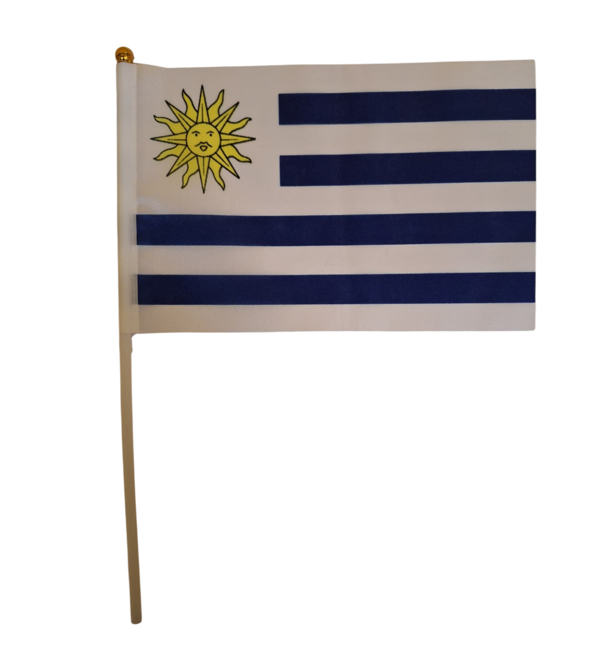 Mini bandera de Uruguay 21x13 cm.