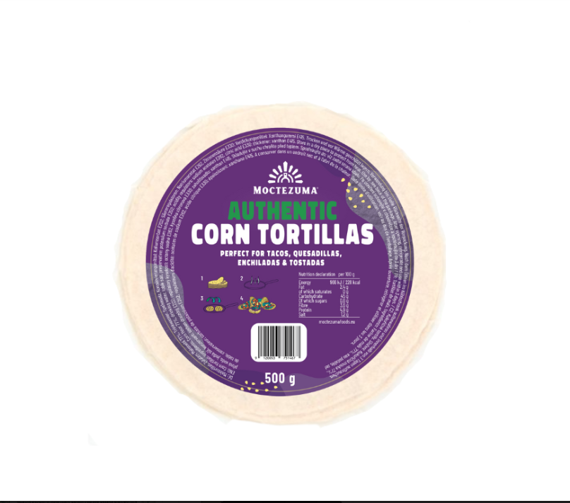 Tortilla AMBIENTE Blanca Moctezuma 15 cm 500 gr