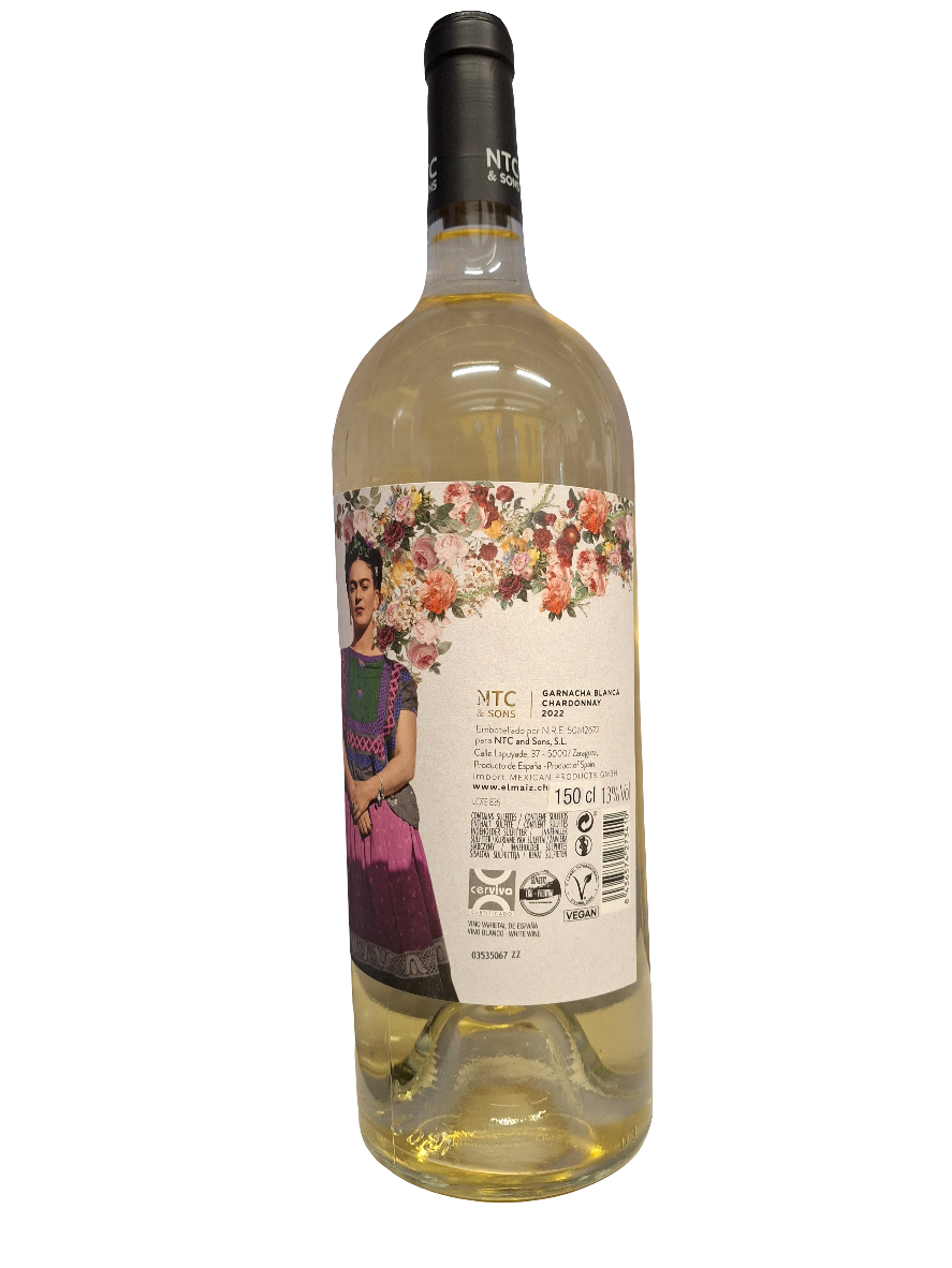 MAGNUM - Vino Garnacha Blanca Chardonnay 2022- 1500 ml - Matiz y Frida NTC & SONSk