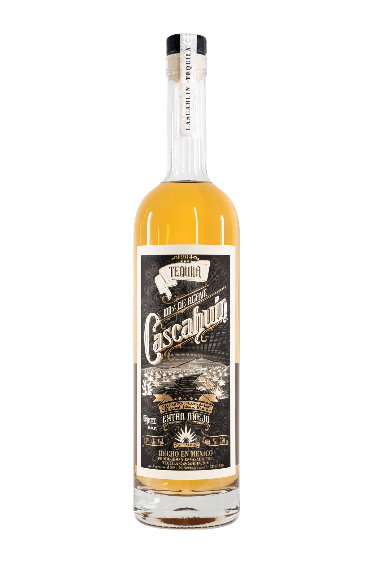 Tequila Cascahuin Extra Añejo 700 ml 43.0 Vol