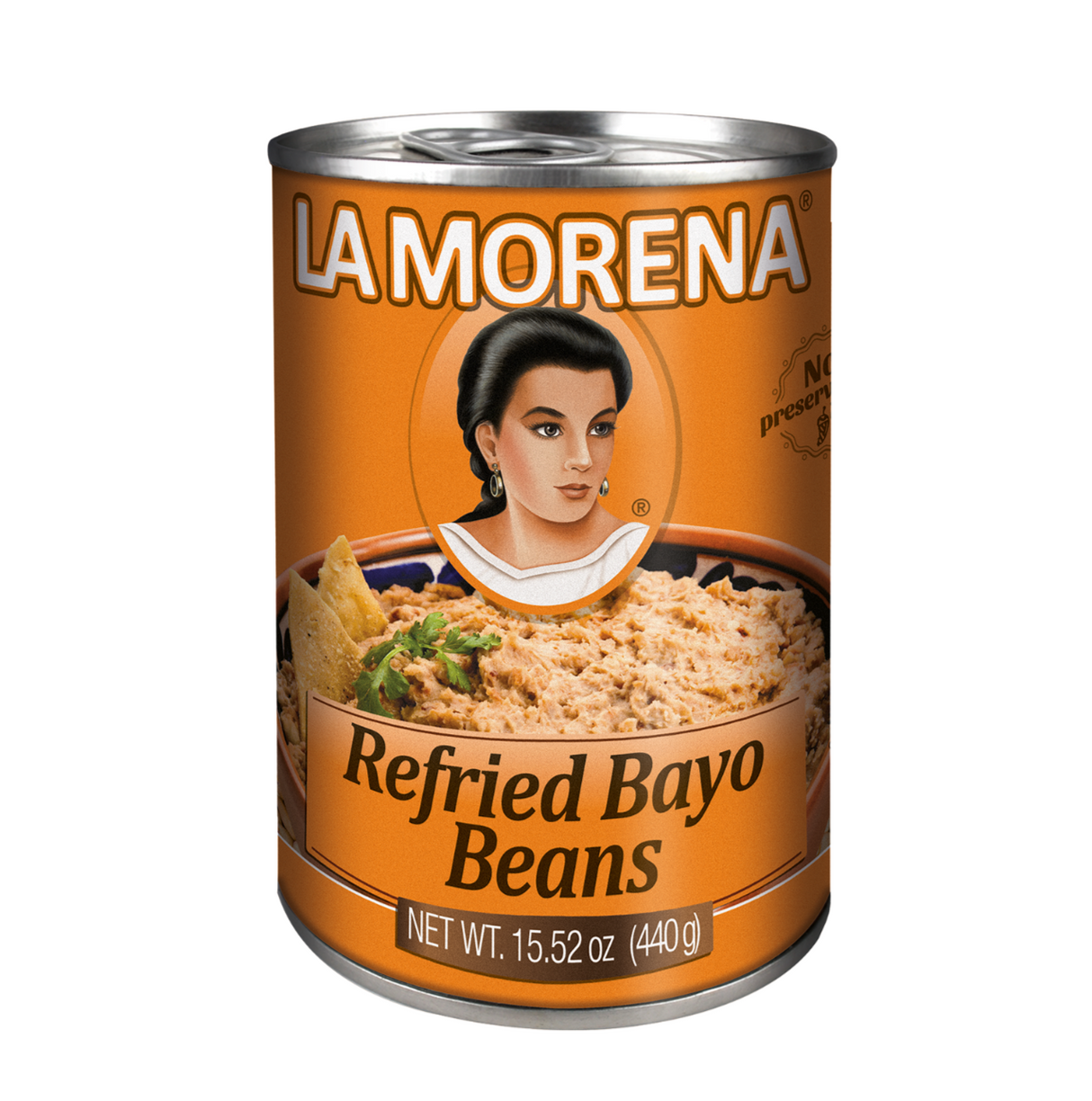 Frijoles Bayos Refritos 440g - LA MORENA