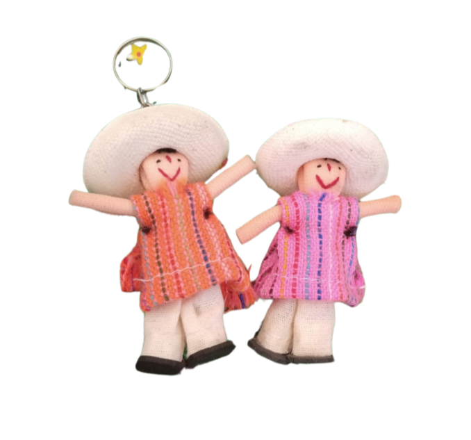 Llavero Indito Muñeca Lele - Muñeca Mazahua tradicional