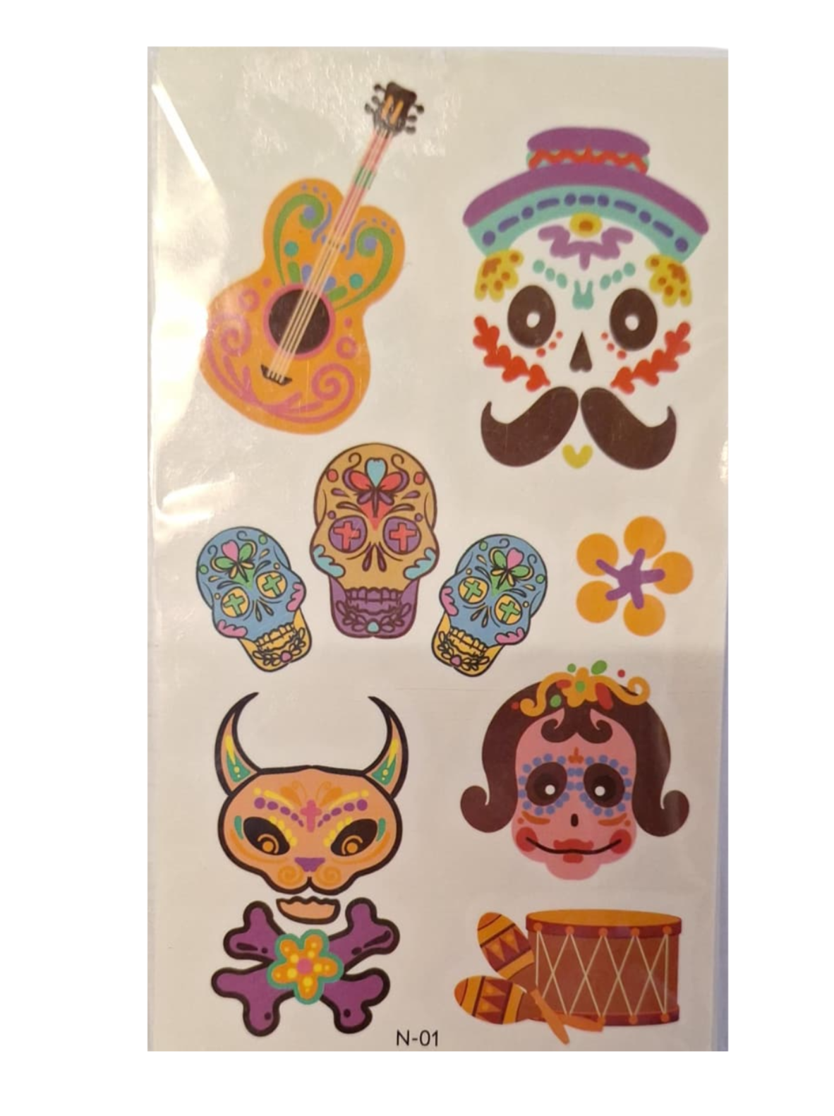 Stickers Planilla Día de Muertos