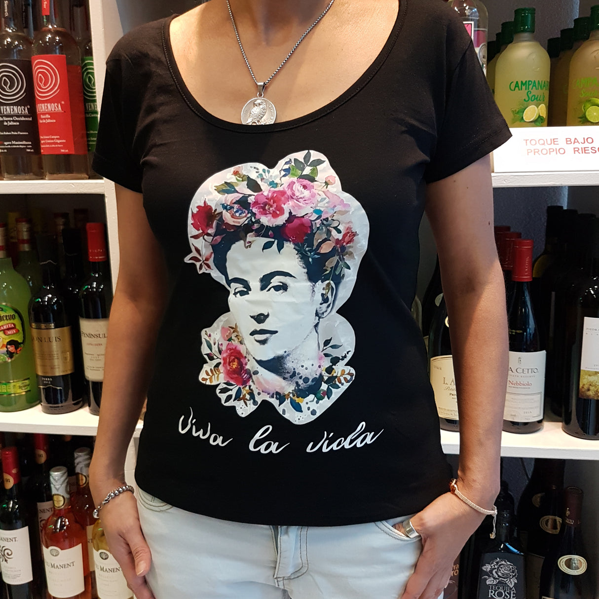T-Shirt - Camiseta Frida viva la vida (G)