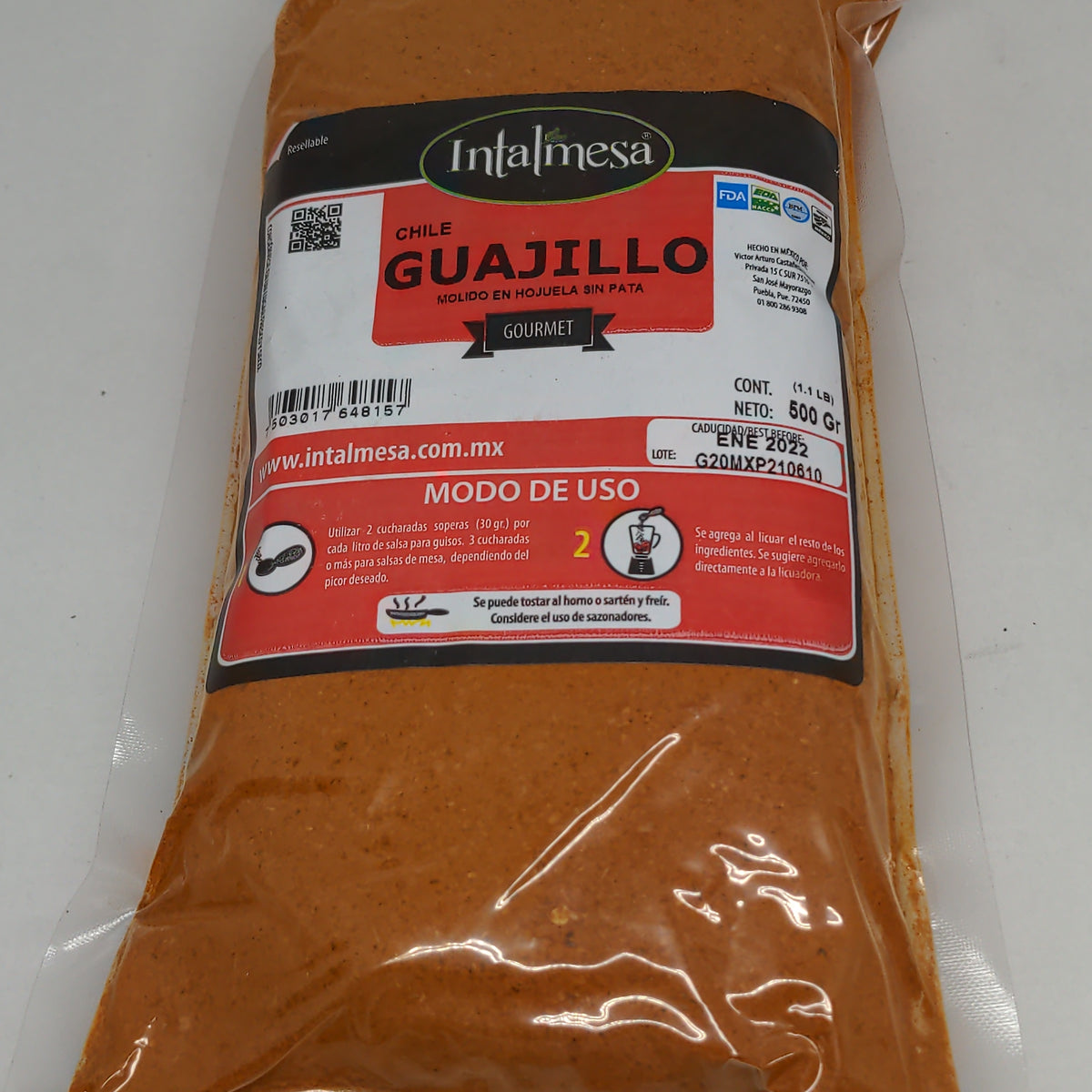Chile Guajillo en Polvo 500 g INTALMESA El Maíz Mexican Products GmbH