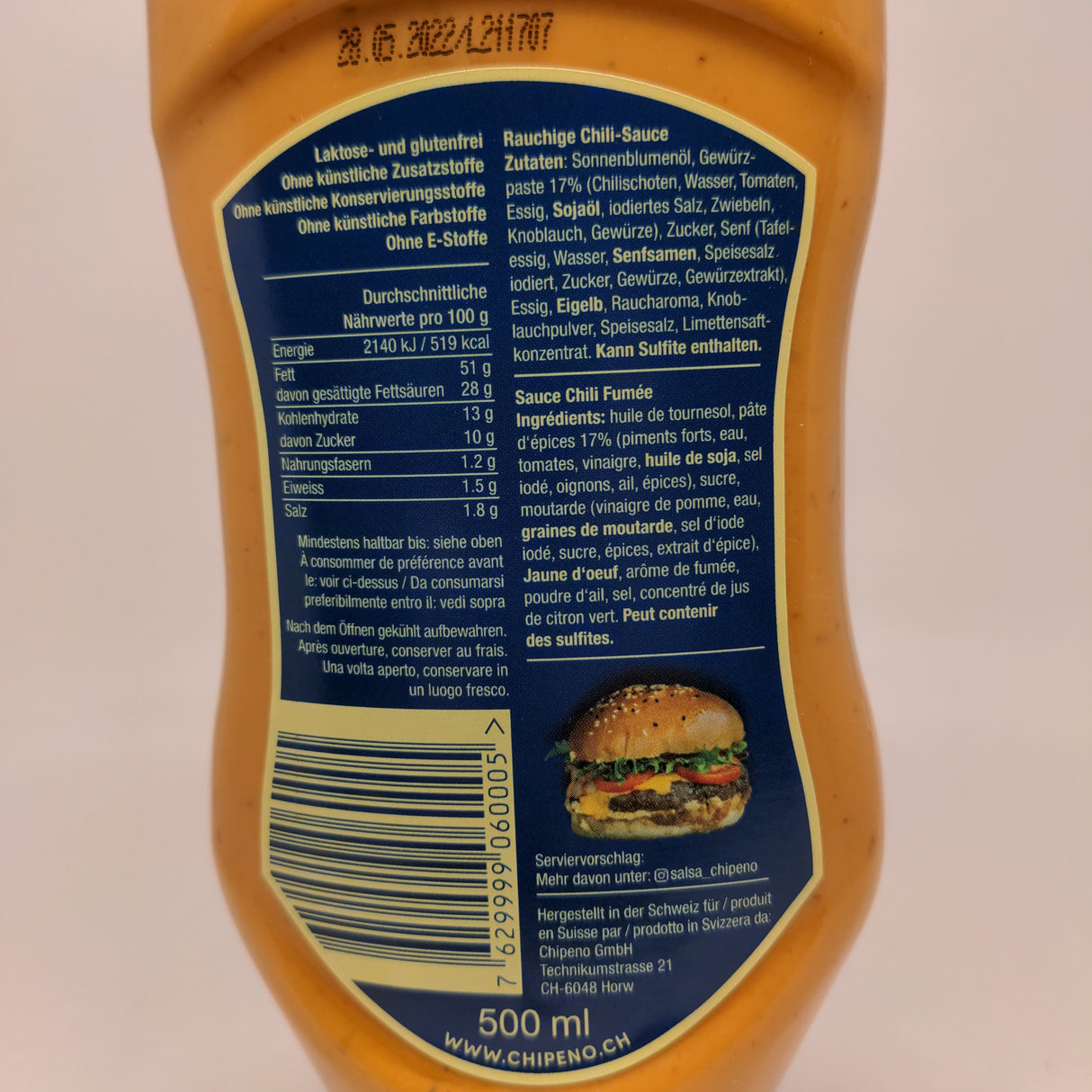 Mayonesa de Chipotle 500ml CHIPEÑO