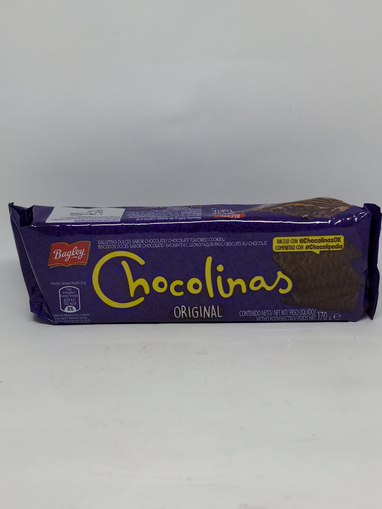 Galletas Chocolinas 170 gr BAGLEY