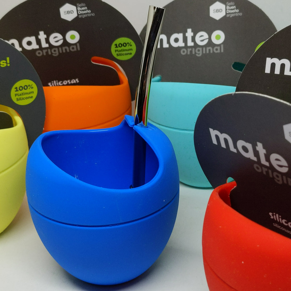 Mate Mateo Original - Varios Colores (Calabaza - Mate en silicon)