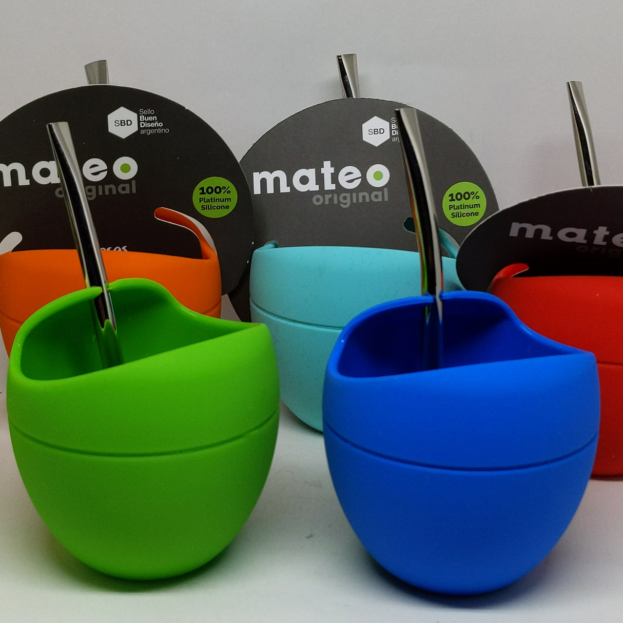 Mate Mateo Original - Varios Colores (Calabaza - Mate en silicon)