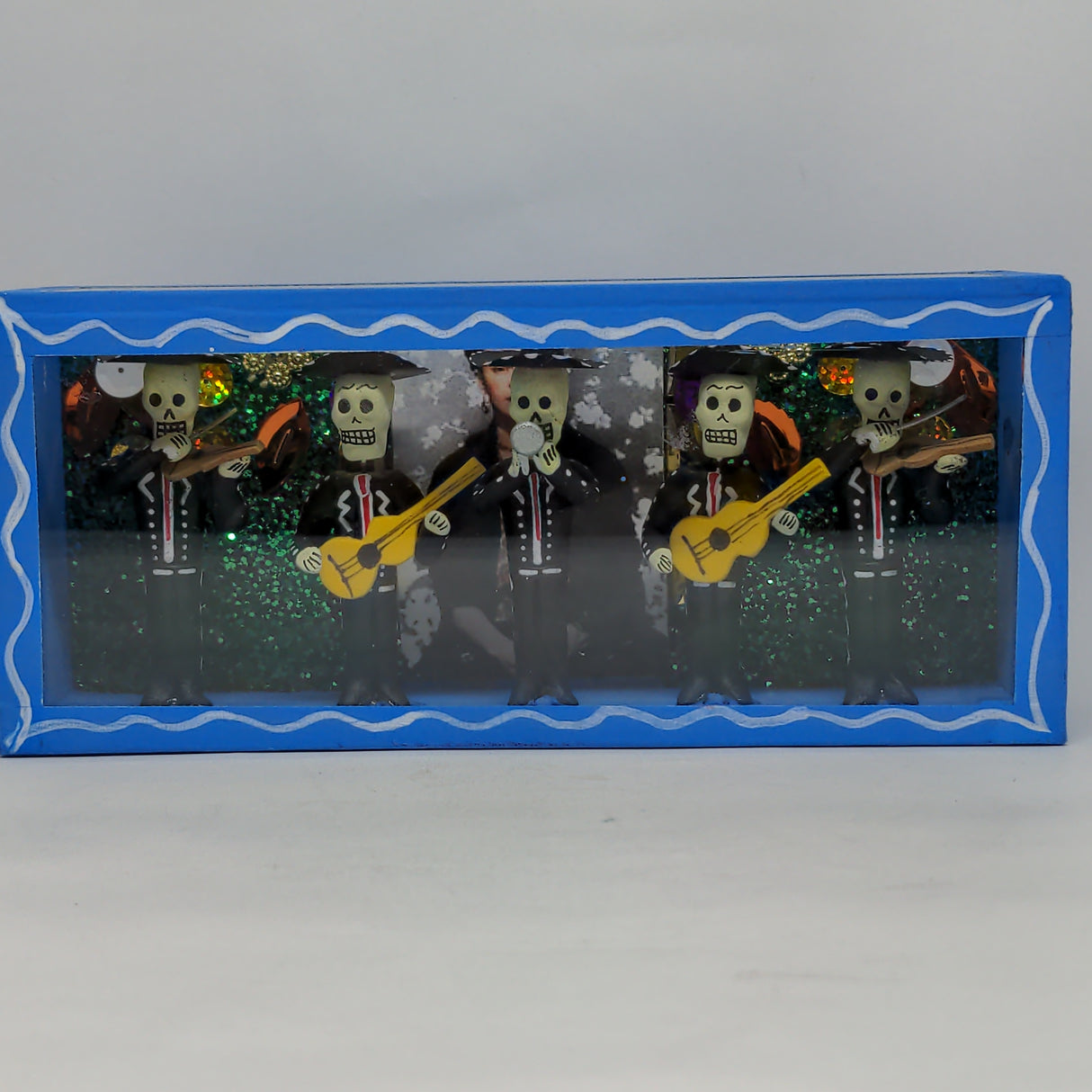 Retablo de DIA DE MUERTOS Rectangular 19 x 9.5 cm