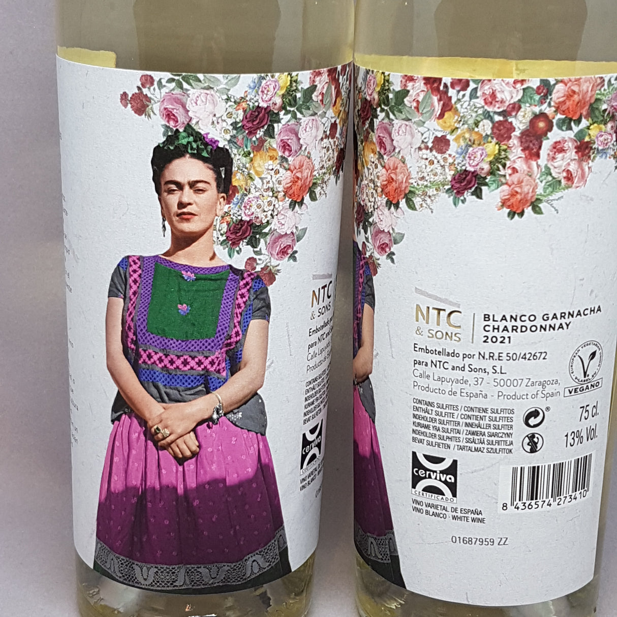 Vino Garnacha Blanca Chardonnay 2022- 750 ml - Matiz y Frida NTC & SONS