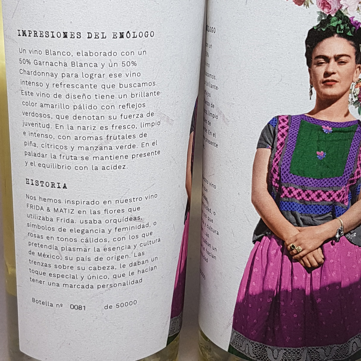 Vino Garnacha Blanca Chardonnay 2022- 750 ml - Matiz y Frida NTC & SONS