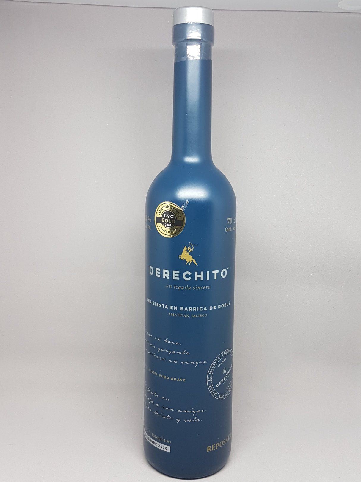 *Derechito Tequila Especial Reposado 700 ml 38% DERECHITO
