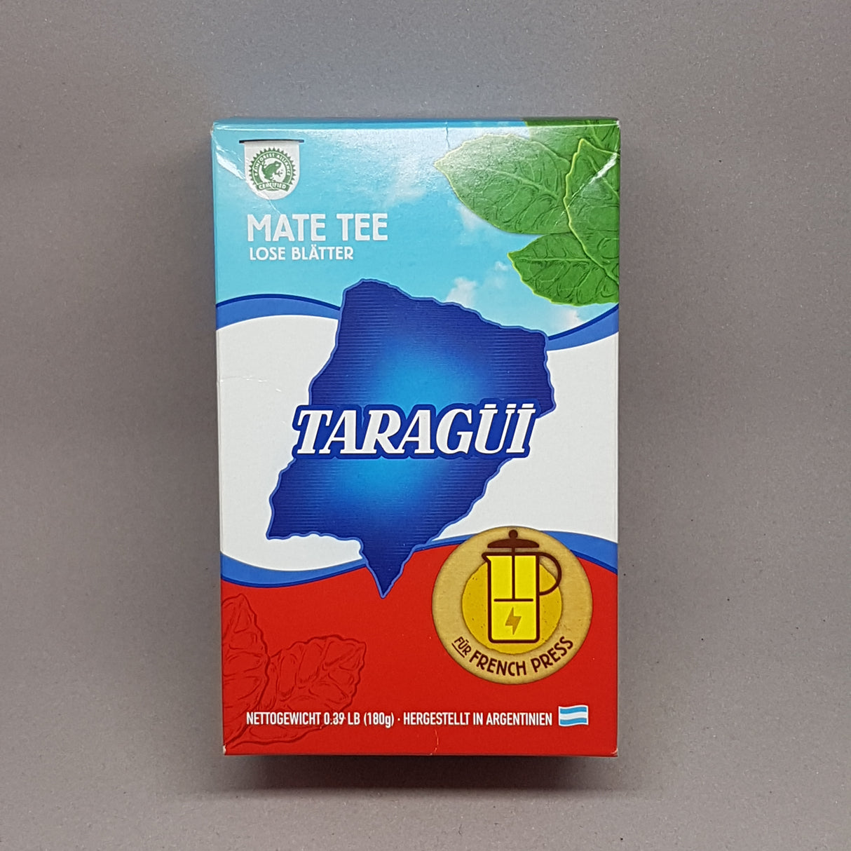 Yerba Mate Para prensa Francesa 180 g - TARAGUI