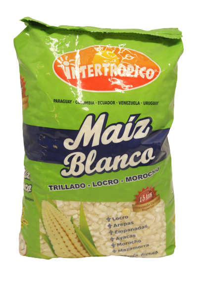 Maíz Trillado Blanco 1 Kg INTERTRÓPICO