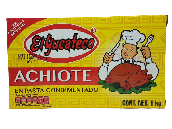 Achiote en Pasta 1 kg EL YUCATECO