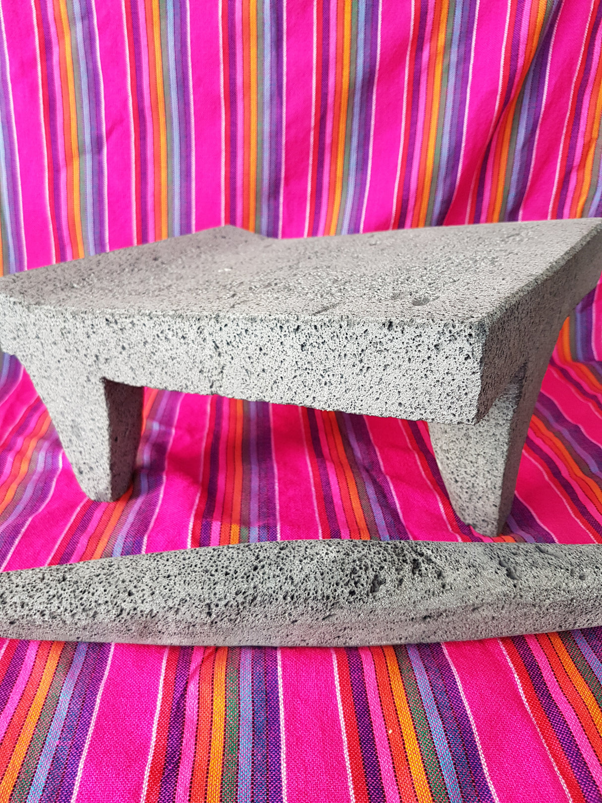 Metate Tradicional Mexicano 31 cm x 25 cm