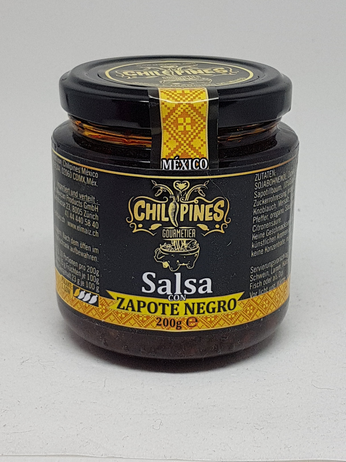 *Salsa Zapote Negro y Chile Guajillo 200g CHILIPINES