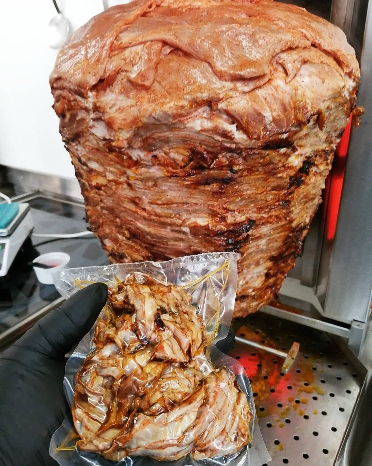 Carne al Pastor Hecha en Trompo 250 g - (Carne Suiza 100%) LA TRADICIONAL