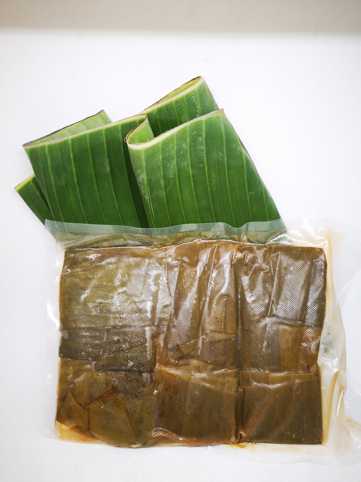 Tamales Gourmet Verdura en Hoja de Plátano 3pzs QUE RICO