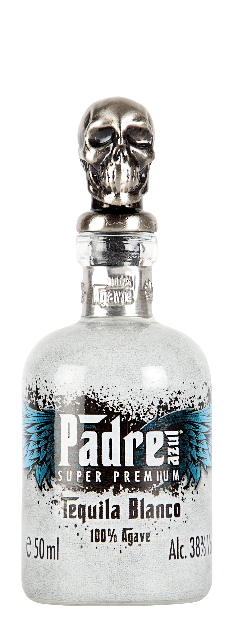 Tequila MINI Blanco 50 ml PADRE AZUL