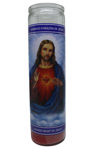 Veladora del Sagrado Corazón de Jesús 500 gr