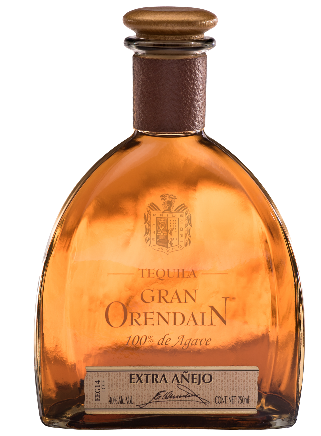 Tequila Gran Orendain Extra añejo 100% Agave 750 ml