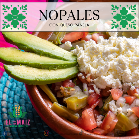 Nopales con Queso Panela