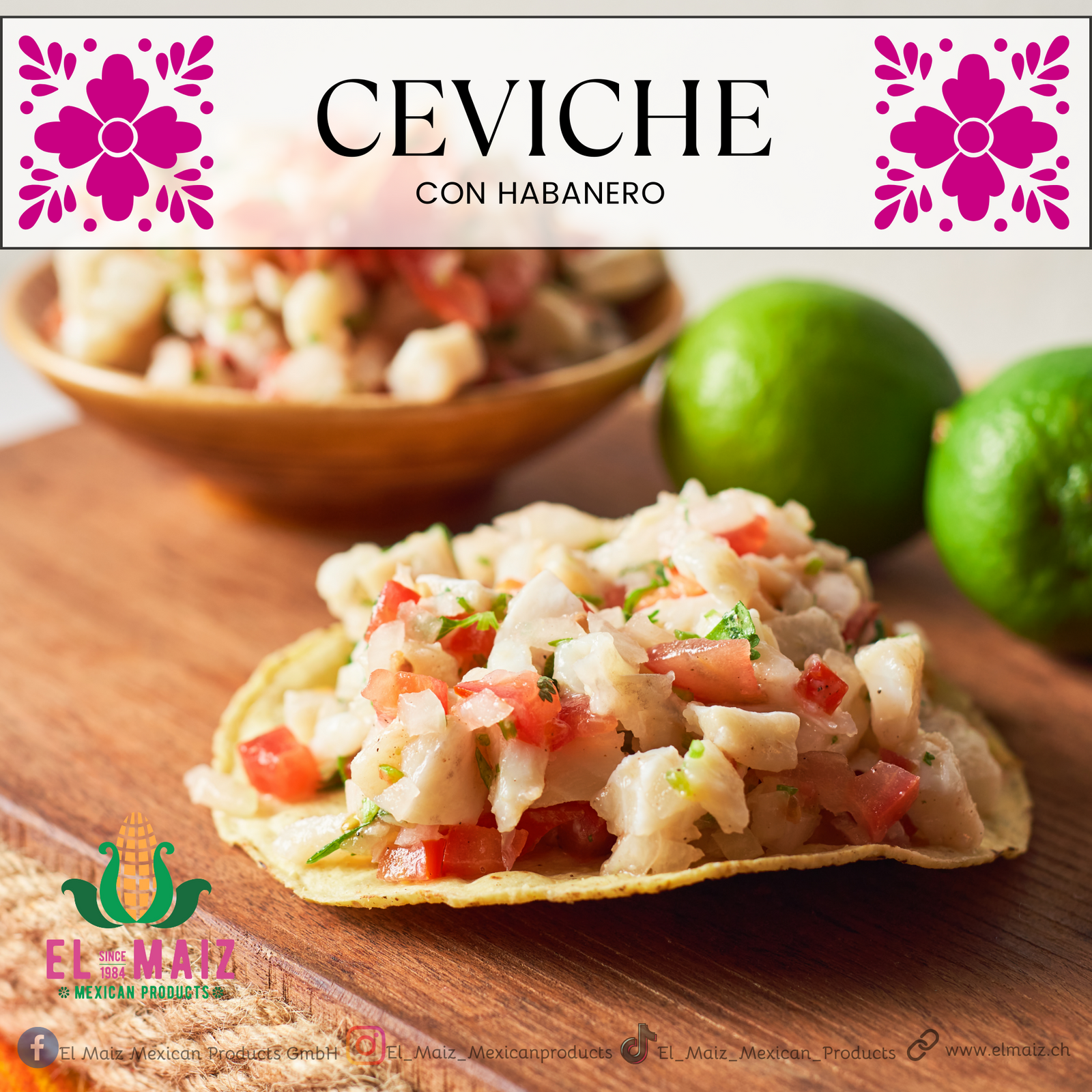 Ceviche con Habanero