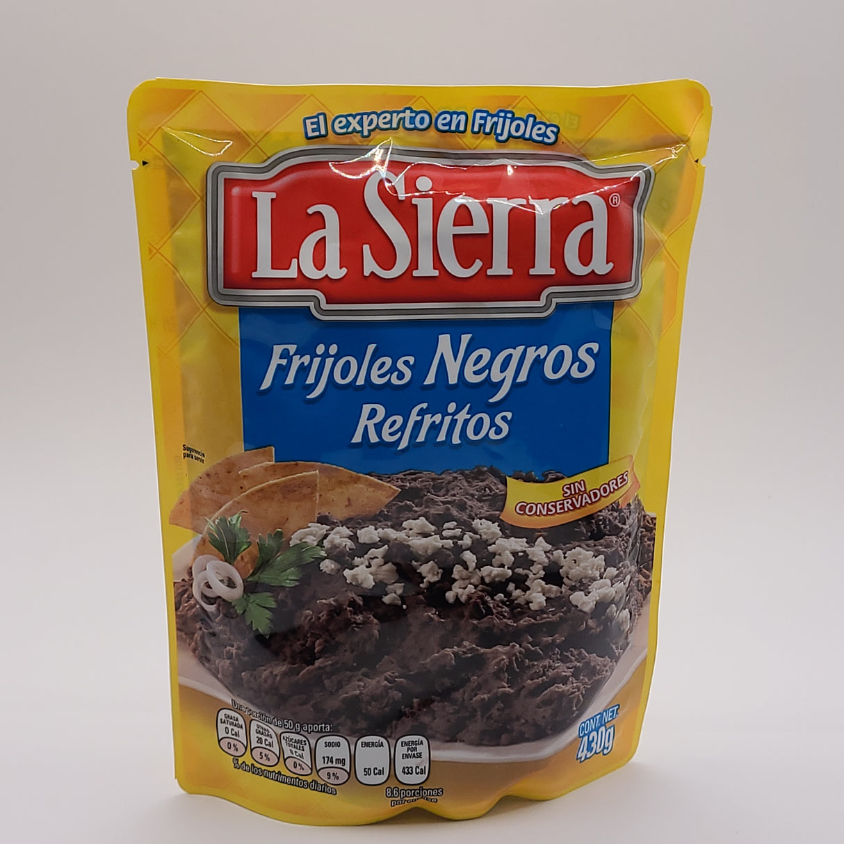 Frijoles Negros Refritos Pouch 430 g LA SIERRA