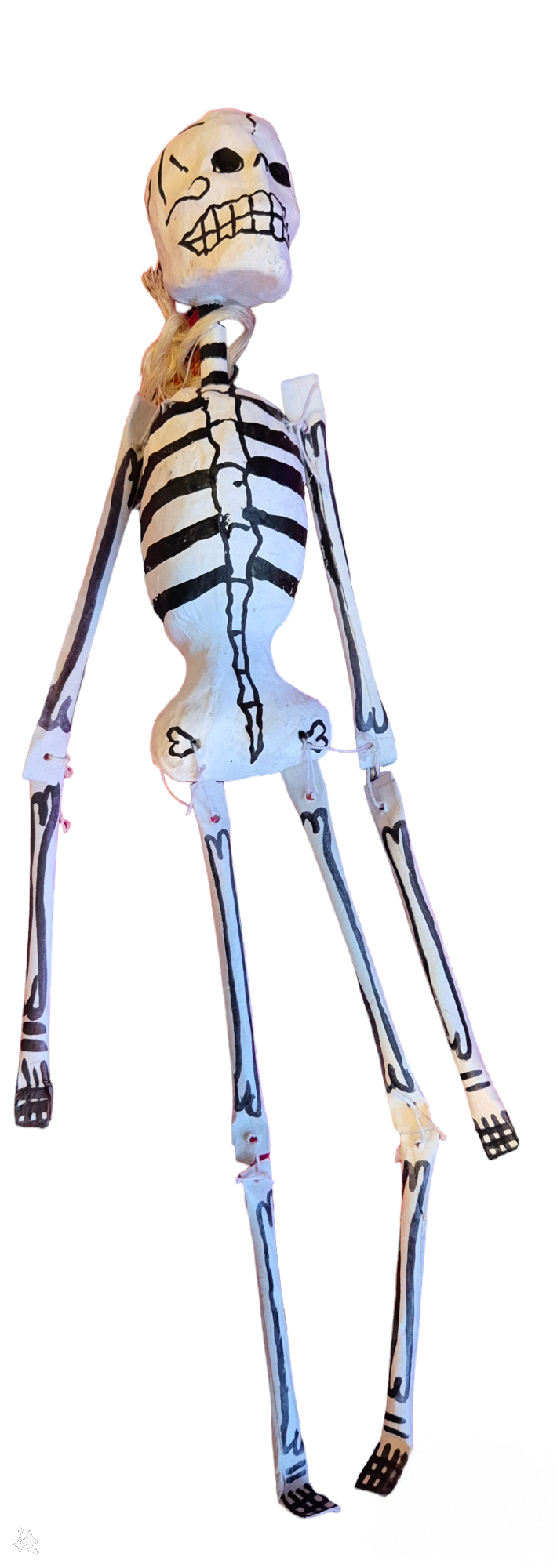 Esqueleto de Papel Mache 30 cm