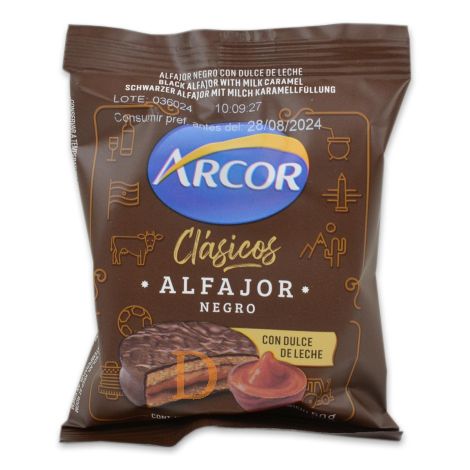 Alfajores Clasico Negro 50 g ARCOR