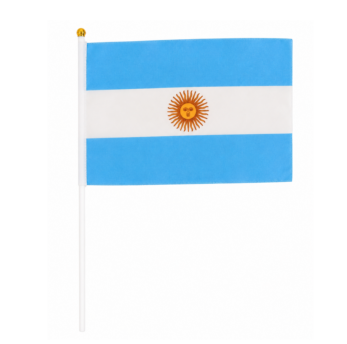 Mini bandera de Argentina 21x13 cm.