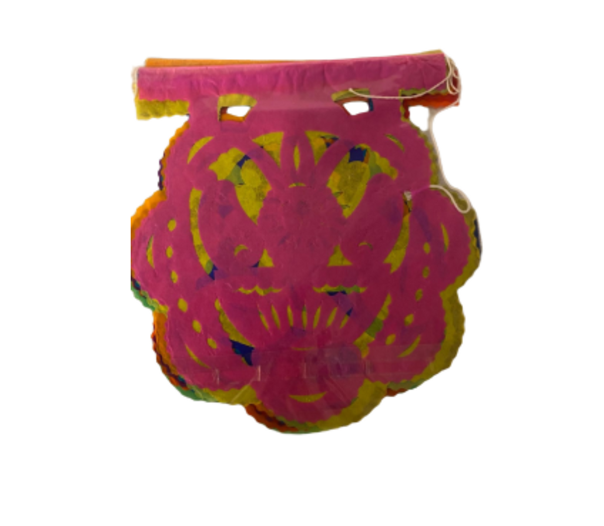 Papel Picado Banderin Guia Chica Colores 15 x 14 cm