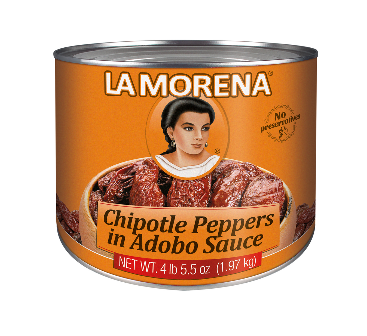 *Chile Chipotle en Adobo 1.97 kg - LA MORENA