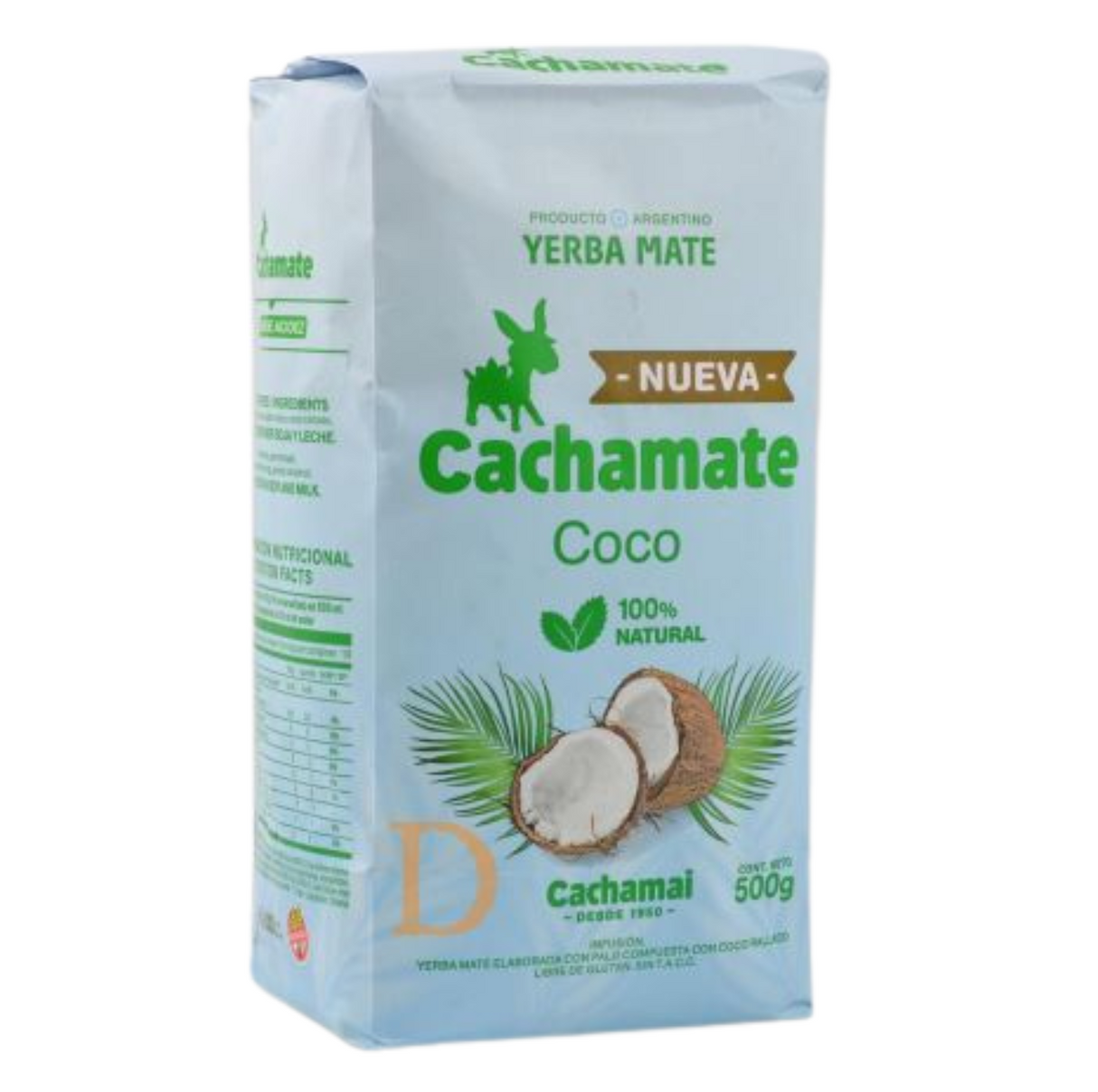 Cachamate Coco 500g - Hierba Mate