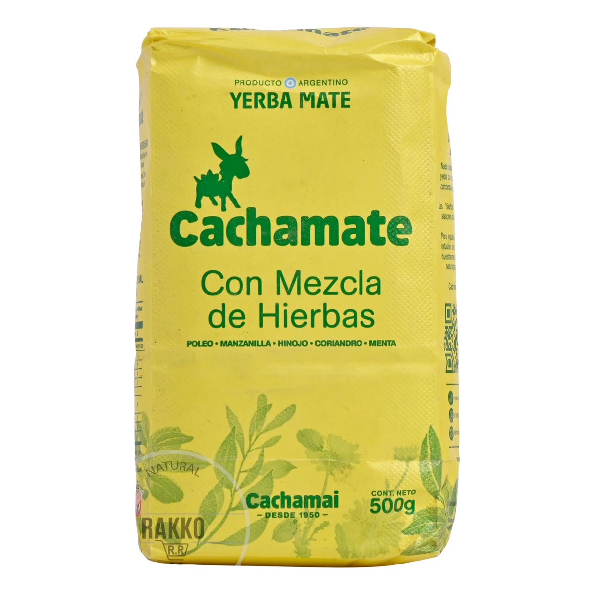 Yerba Mate Mezcla de Hierbas 500 gr - CACHAMATE