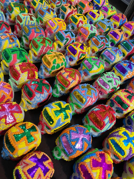 Calaverita de azucar (calavera) MINI 5CM  - DIA DE MUERTOS