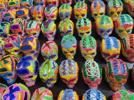 Calaverita de azucar (calavera) CHICA 6 CM- DIA DE MUERTOS