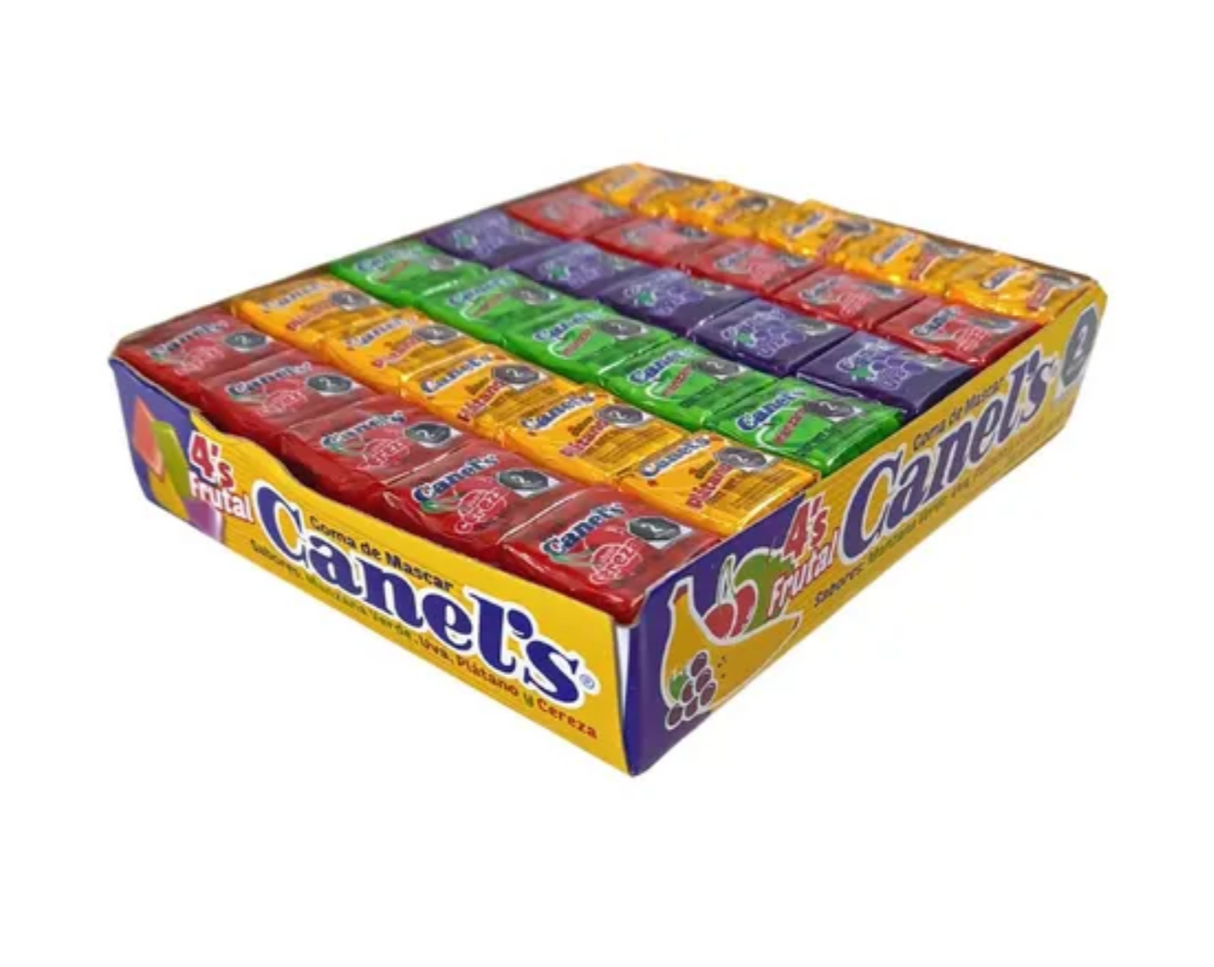 Chicle varios sabores frutal  - CANEL'S  (PIEZA)