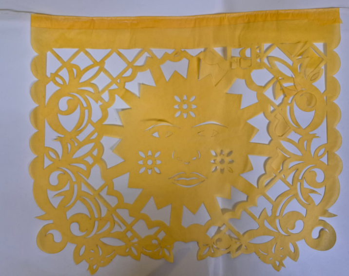 Papel picado de PAPEL - 10 hojas con 5 metros