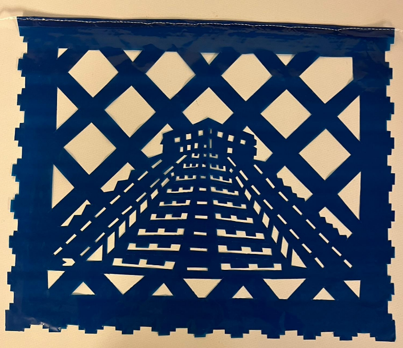 Papel picado de plástico - 10 hojas con 5 metros