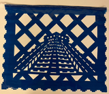 Papel picado de plástico - 10 hojas con 5 metros