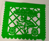 Papel picado de plástico - 10 hojas con 5 metros