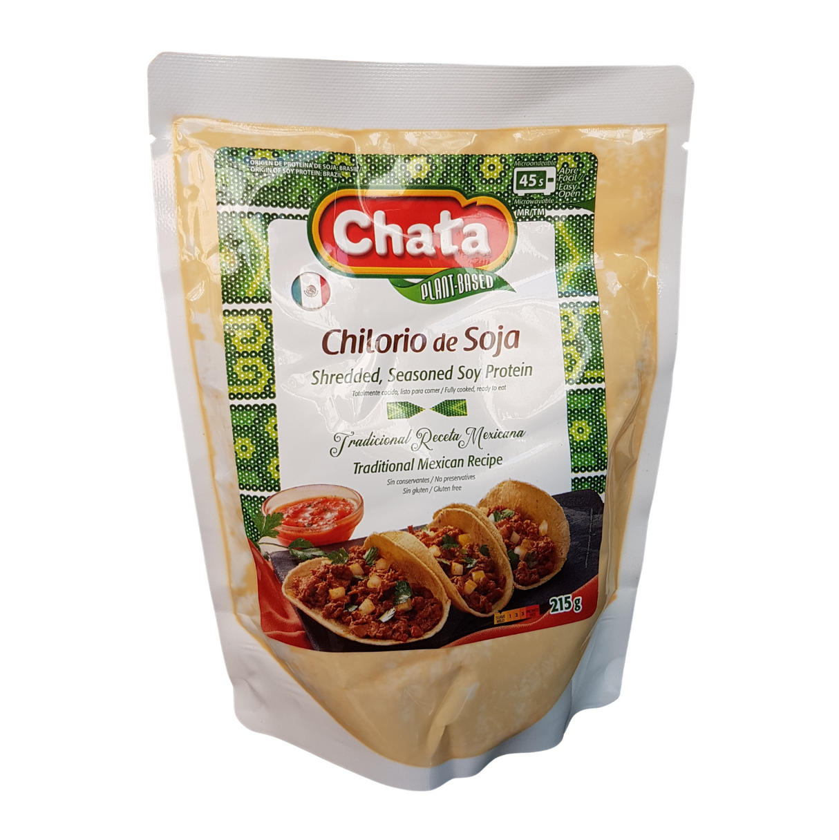 Chilorio de Soja VEGAN 215g LA CHATA