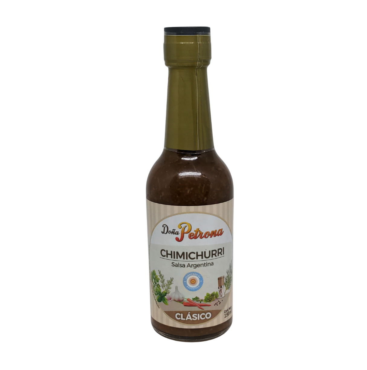 Chimichurri liquido Clasico 190 ml  DONA PETRONA