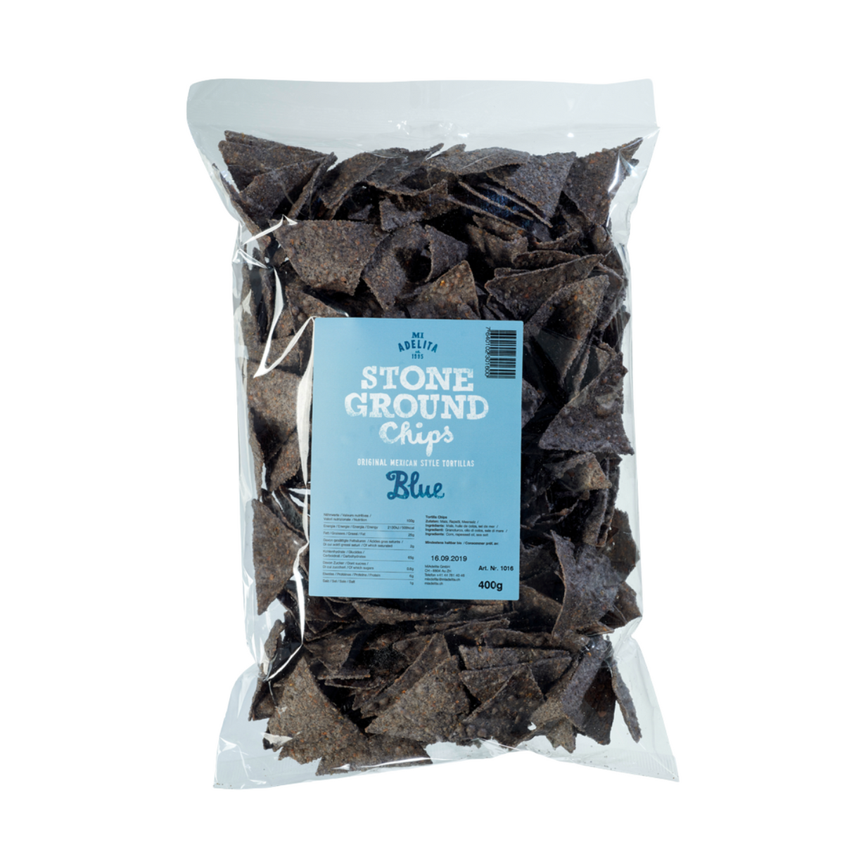 Tortilla Chips Azul 400g MI ADELITA